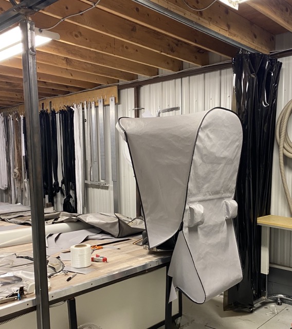 Cabine en construction
