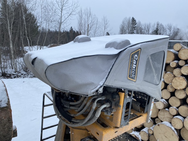 Cabine Cabtek sous la neige